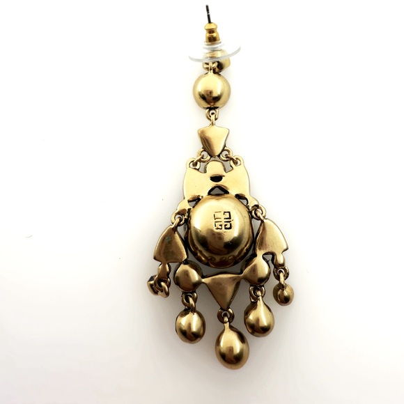 Givenchy Elegant Brown Chandelier Earrings. NWOT - Picture 5 of 5